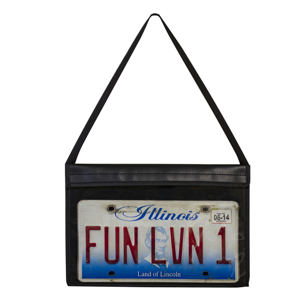 C-Line Products Stitched Shop Ticket/License Plate Holder W/Hanging Strap, PK15 41902-CT